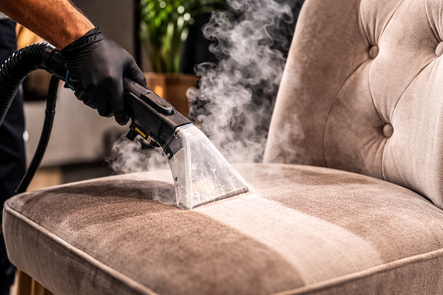 Nettoyage chaises à la vapeur