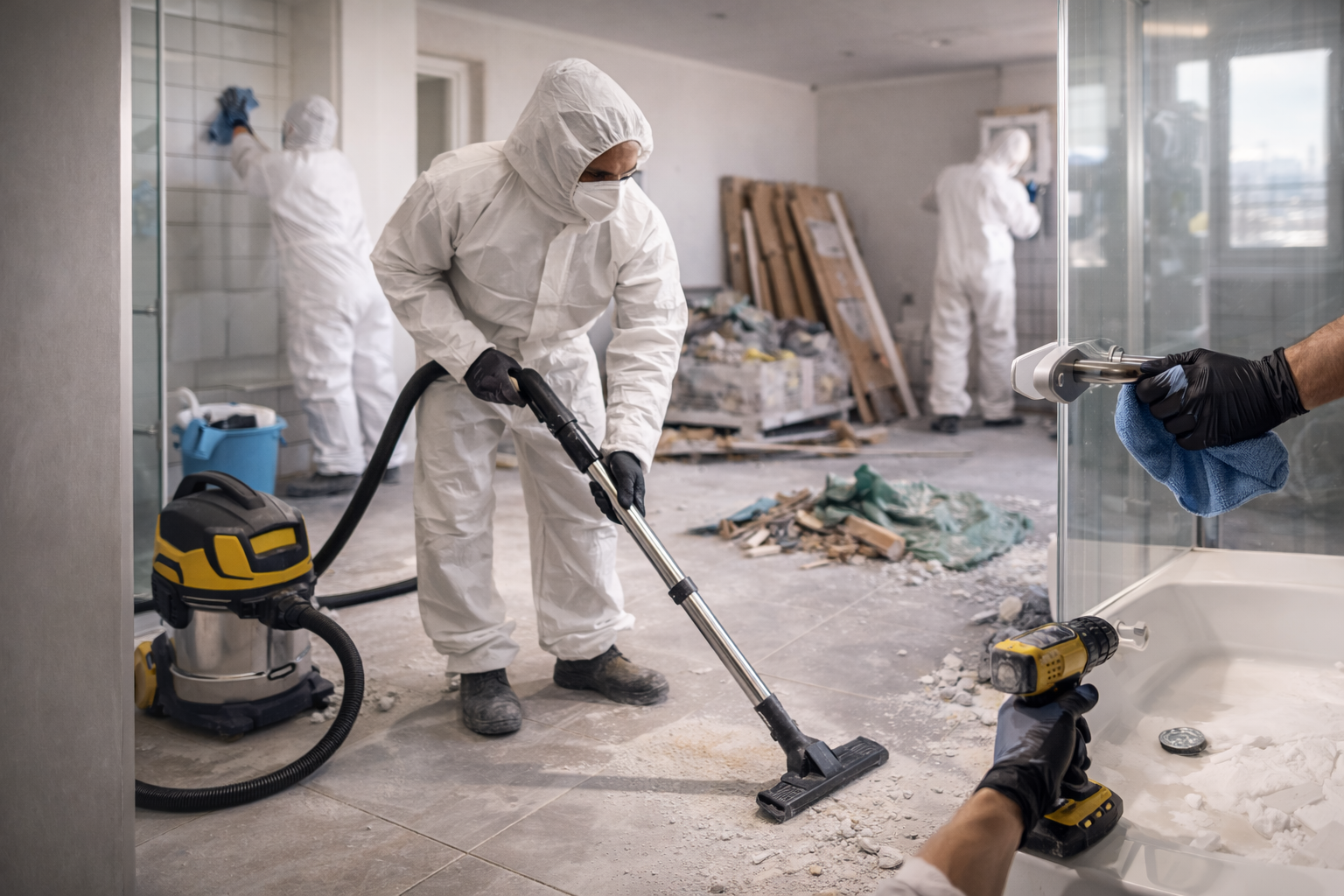 Nettoyage fin de chantier professionnel